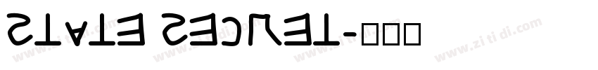 State Secret字体转换